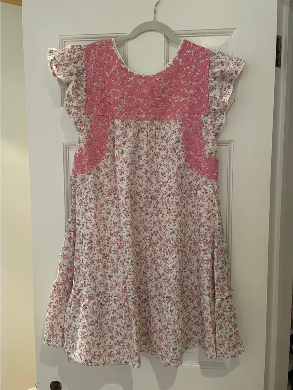 J.Marie Pink Floral Mini Dress - Picture 2 of 3